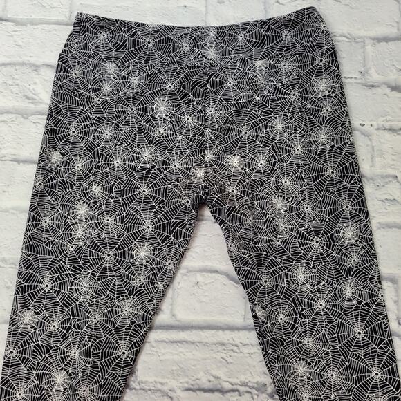 Halloween Goth Spiderweb Leggings size L/XL - Picture 7 of 11